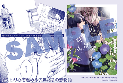 『あさがおは夜から咲く』書店様用ポップ画像